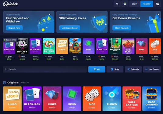Utvärdering av Rainbet Casino-sajt för kryptospelare Utvärdering av Rainbet Casino-sajt för kryptospelare